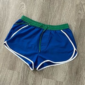Blue swimming shorts for woman